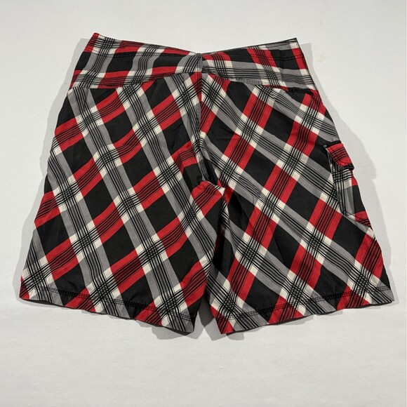 Hurley Mens Red Plaid San Juan Boardshorts Trunks Drawstring Swimwear Sz 36 - Picture 11 of 12